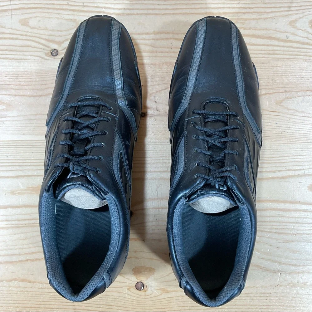 FootJoy FJ Superlite Leather Spikes Golf Shoes # 58109 Men’s 9.5 M Black/Sliver